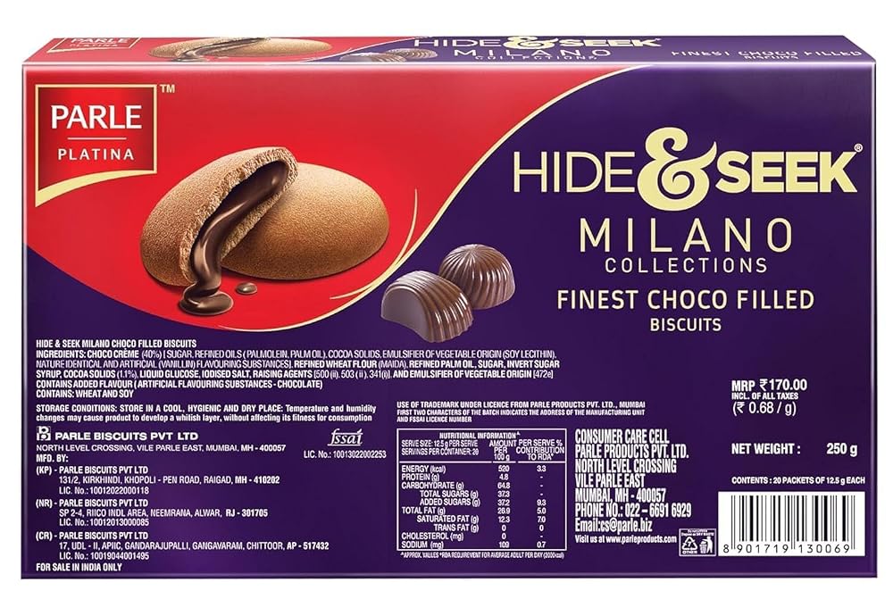 Parle Hide and Seek Cookies