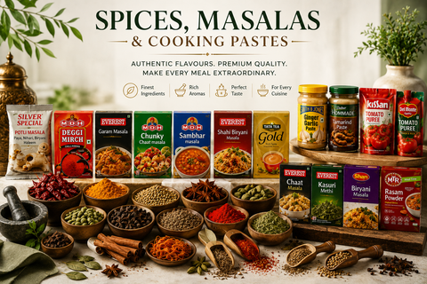 Spices, Masalas & Cooking Pastes