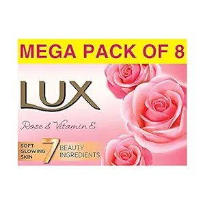 Lux Rose & Vitamin E Soap (Mega Pack of 8) – M.M. Brothers