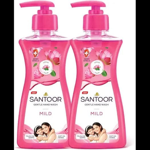 Santoor Mild Gentle Handwash Pump (Pack of 2) – M.M. Brothers