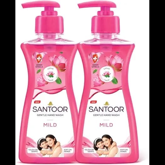 Santoor Mild Gentle Handwash Pump (Pack of 2) – M.M. Brothers