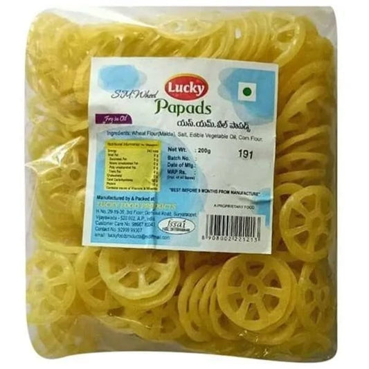 Lucky SM Wheel Papad / Fryums – M.M. Brothers