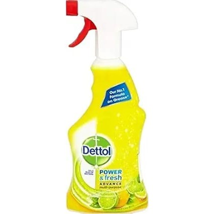 Dettol Power & Fresh Multi-Purpose Cleaner Spray (Lime) – M.M. Brothers