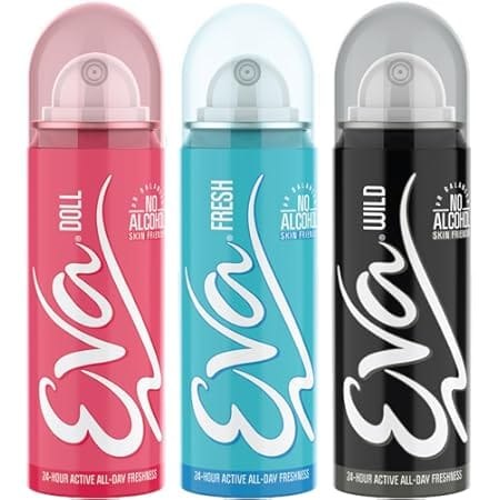Eva Deo Body Spray Trio (Doll + Fresh + Wild) – M.M. Brothers