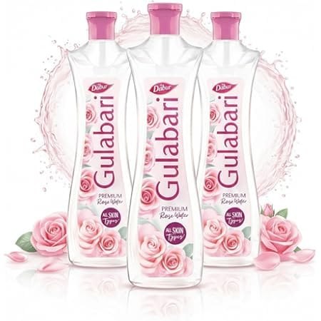 Dabur Gulabari Premium Rose Water (Pack of 3) – M.M. Brothers